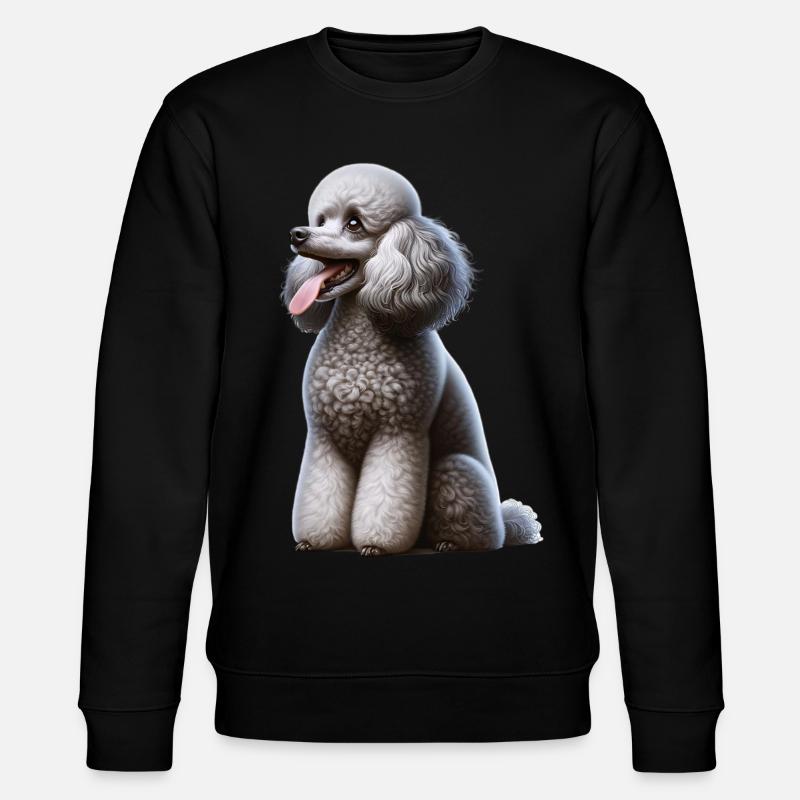 Caniche Pudel - Sweat bio CHANGER Stanley/Stella Unisexe - noir