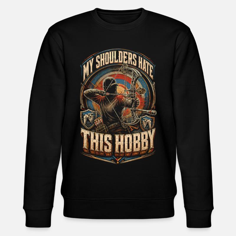 Archery Archer - Stanley/Stella CHANGER Unisex Organic Sweatshirt - black