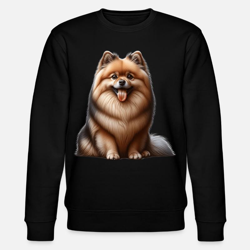 Spitz Zwergspitz Allemand Spitz - Sweat bio CHANGER Stanley/Stella Unisexe - noir