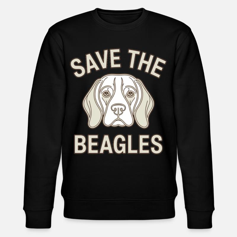 Sauvez les Beagle - Sweat bio CHANGER Stanley/Stella Unisexe - noir