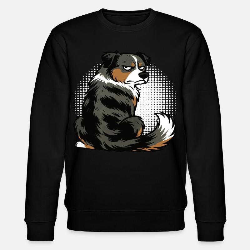 Berger australien Aussie Aussie Propriétaires Aussies - Sweat bio CHANGER Stanley/Stella Unisexe - noir