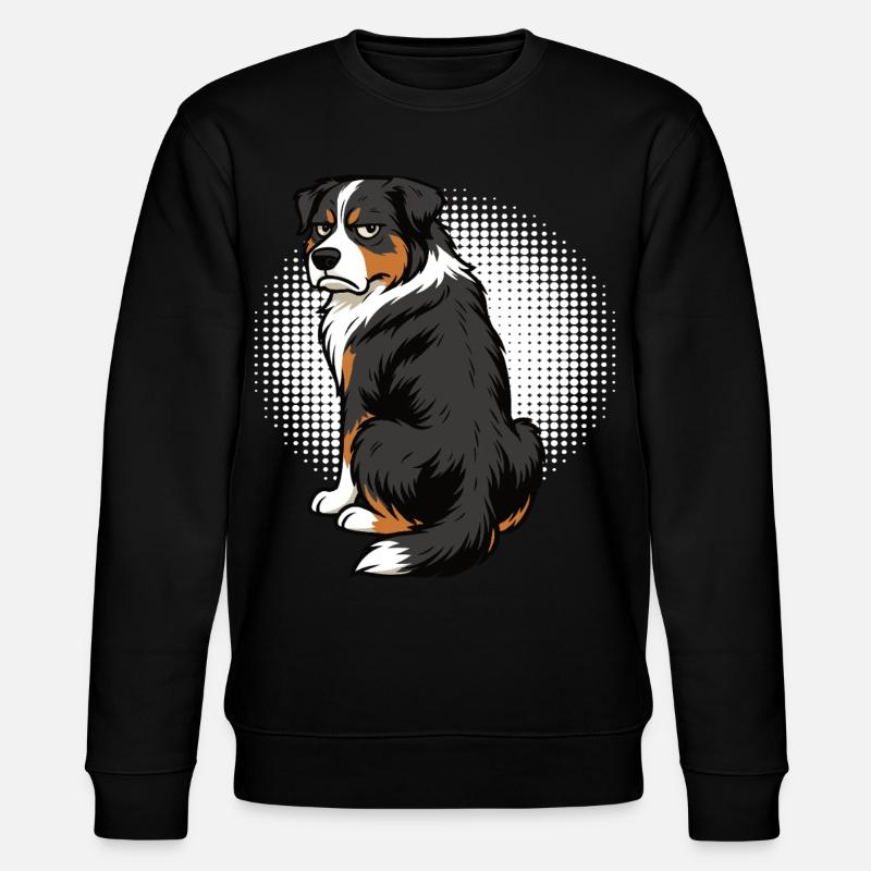 Australian Shepherd Aussie Aussiebesitzer Aussies - Stanley/Stella Unisex Bio-Sweatshirt CHANGER  - Schwarz