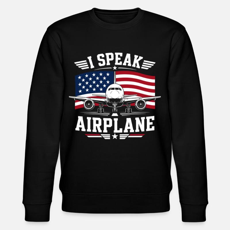 Flugzeug Wartung Techniker Luftfahrt - Stanley/Stella Unisex Bio-Sweatshirt CHANGER - Schwarz