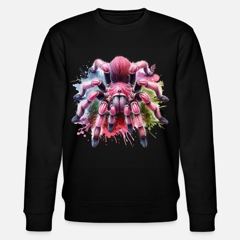 Chile Vogelspinne Geschenk - Stanley/Stella Unisex Bio-Sweatshirt CHANGER  - Schwarz