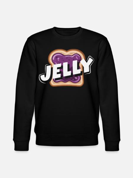 Peanut Butter & Jam Partner Look Design - Stanley/Stella CHANGER Unisex Organic Sweatshirt - black