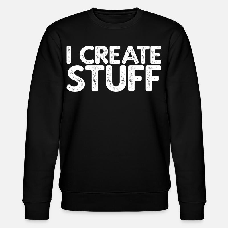 I Create Stuff - Stanley/Stella Unisex Bio-Sweatshirt CHANGER - Schwarz
