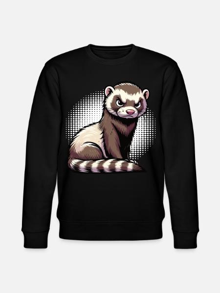 Frettchen Frettchenhalter Frettchenbesitzer - Stanley/Stella Unisex Bio-Sweatshirt CHANGER - Schwarz