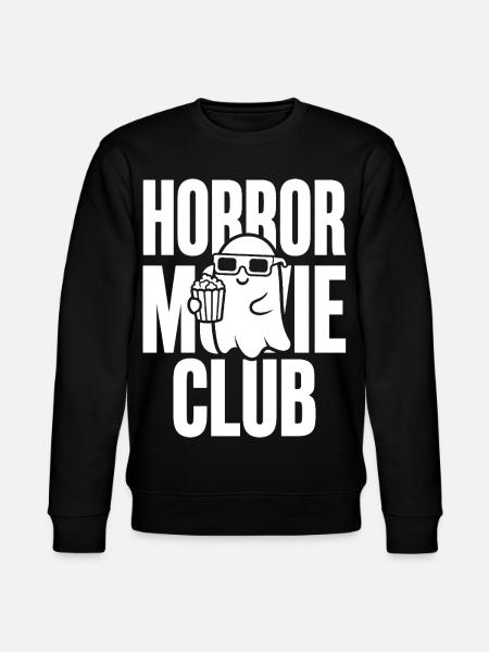 Horror Movie Club Ghost - Stanley/Stella CHANGER Unisex Organic Sweatshirt - black