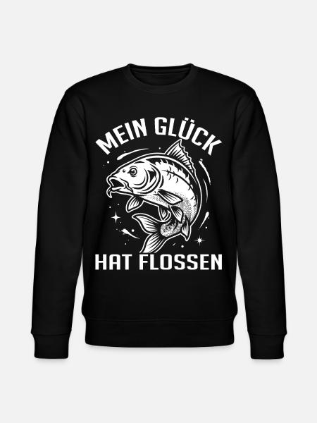 Angeln Humor - Stanley/Stella Unisex Bio-Sweatshirt CHANGER - Schwarz