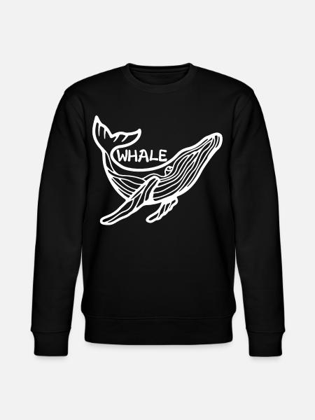 Le géant des océans (blanc) - Sweat bio CHANGER Stanley/Stella Unisexe - noir