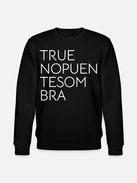 THUNDER SHADOW BRIDGE - Stanley/Stella CHANGER Unisex Organic Sweatshirt - black