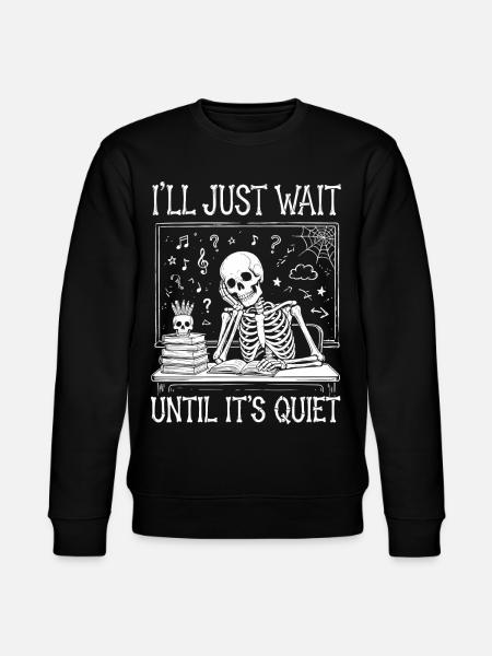 Professeur, Halloween, Skeleton - Sweat bio CHANGER Stanley/Stella Unisexe - noir