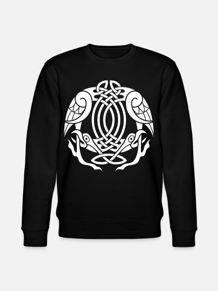 Celtic Eagles (Weiß) - Stanley/Stella Unisex Bio-Sweatshirt CHANGER - Schwarz