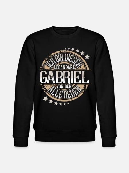 Gabriel - Stanley/Stella Unisex Bio-Sweatshirt CHANGER - Schwarz