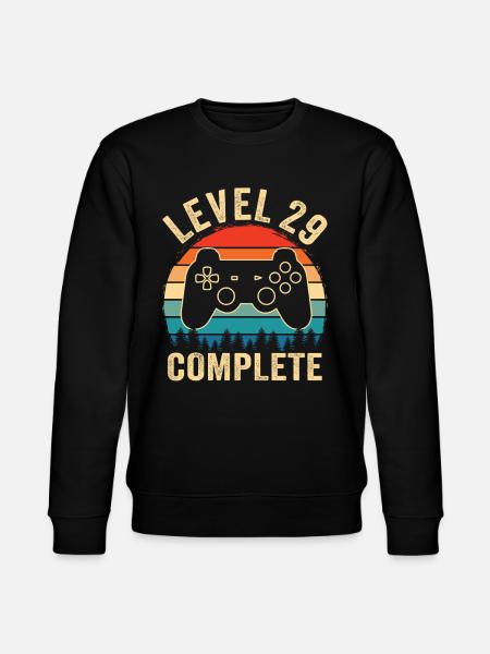Level 29 complete – Cadeau 29 ans - Sweat bio CHANGER Stanley/Stella Unisexe - noir