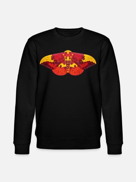 Imperial Moth Eacles imperialis - Stanley/Stella CHANGER Unisex Organic Sweatshirt - black