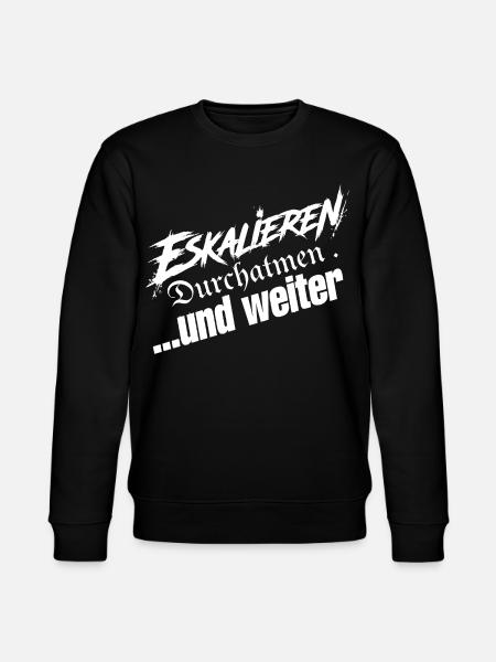 Einfach Weitermachen - Stanley/Stella Unisex Bio-Sweatshirt CHANGER - Schwarz