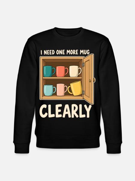 Noch eine Tasse natürlich - Stanley/Stella Unisex Bio-Sweatshirt CHANGER - Schwarz