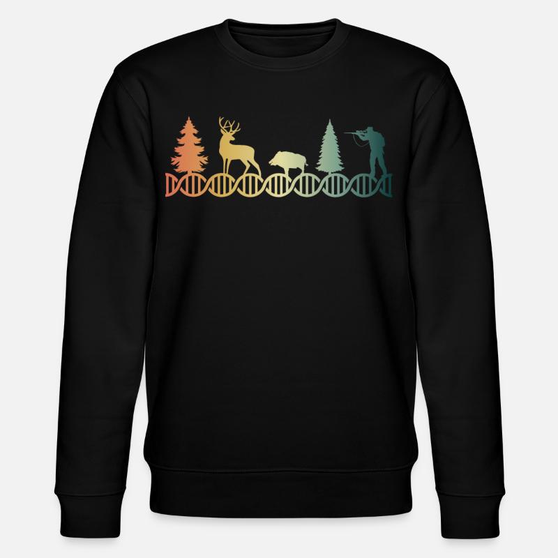 Chasseur d’ADN de chasse Chasseuse d’ADN - Sweat bio CHANGER Stanley/Stella Unisexe - noir