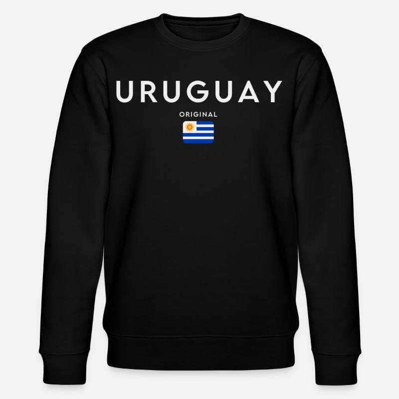 Drapeau de l’Uruguay, fierté uruguayenne - Sweat bio CHANGER Stanley/Stella Unisexe - noir