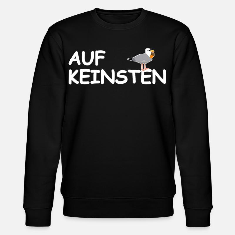Auf Keinsten Möwe - Stanley/Stella Unisex Bio-Sweatshirt CHANGER  - Schwarz