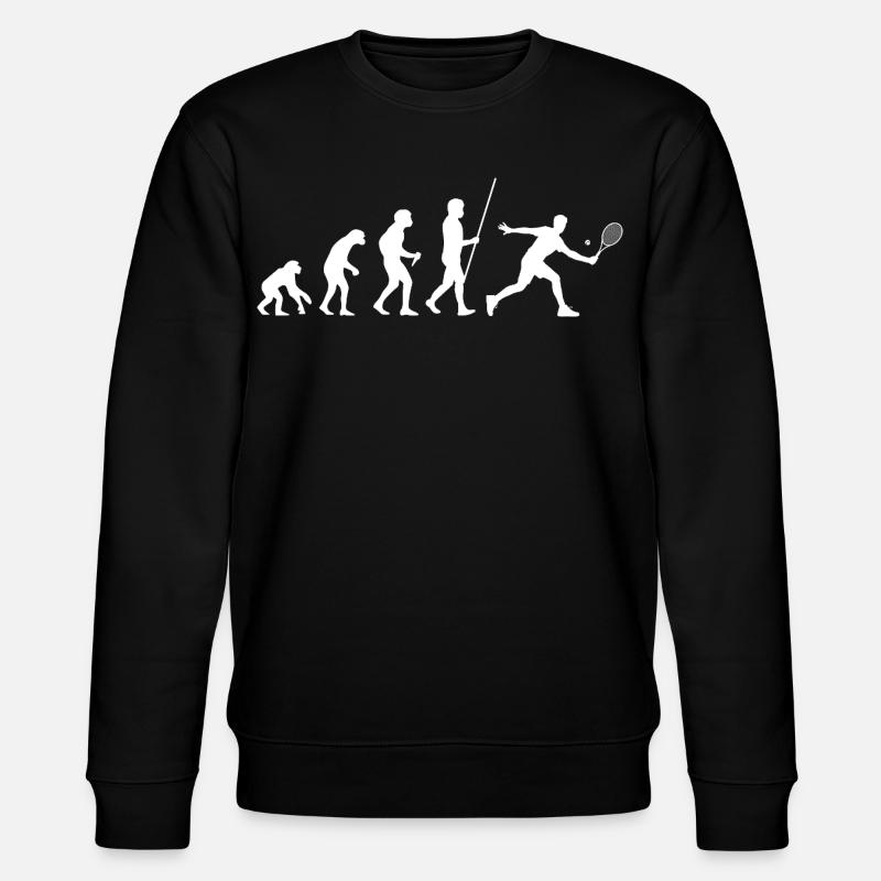 Tennis Evolution - Stanley/Stella CHANGER Unisex Organic Sweatshirt - black