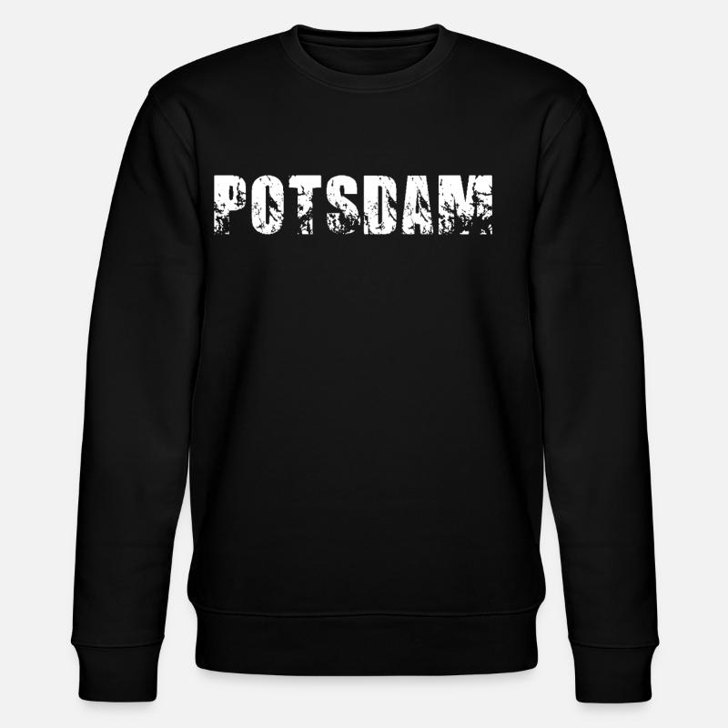 Potsdam - Stanley/Stella Unisex Bio-Sweatshirt CHANGER  - Schwarz