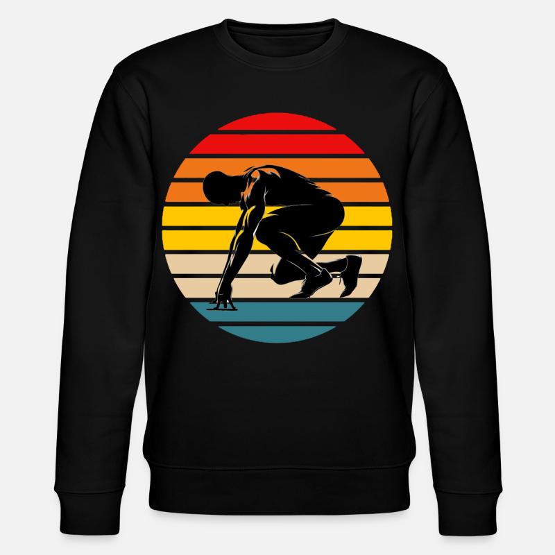 Sprinter Athlete - Stanley/Stella Unisex Bio-Sweatshirt CHANGER  - Schwarz