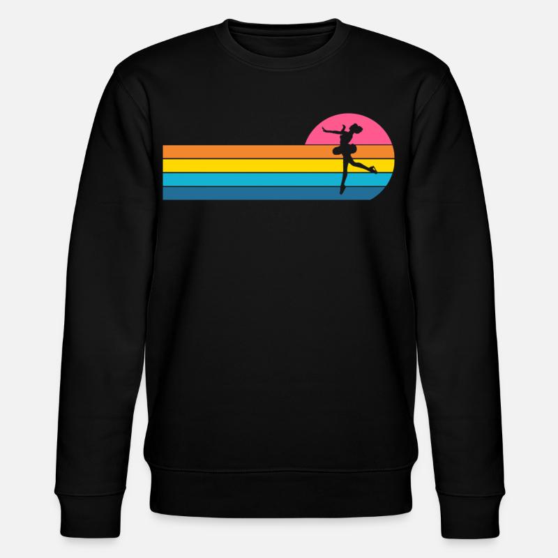 Eiskunstläuferin - Stanley/Stella Unisex Bio-Sweatshirt CHANGER  - Schwarz