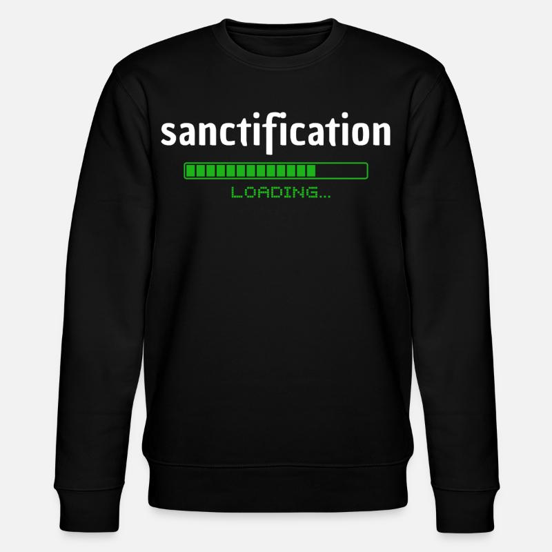 Sanctification - Heiligung - loading - christlich - Stanley/Stella CHANGER Unisex Organic Sweatshirt - black