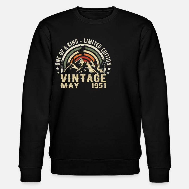 May 1951 - May 1951 - Stanley/Stella CHANGER Unisex Organic Sweatshirt - black