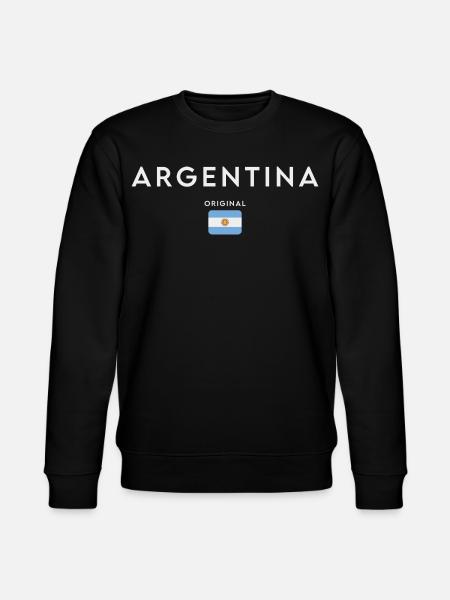 Drapeau de l’Argentine, fierté argentine - Sweat bio CHANGER Stanley/Stella Unisexe - noir