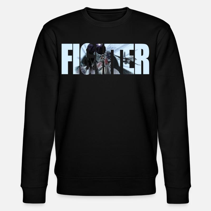 Fighter - Stanley/Stella Unisex Bio-Sweatshirt CHANGER  - Schwarz