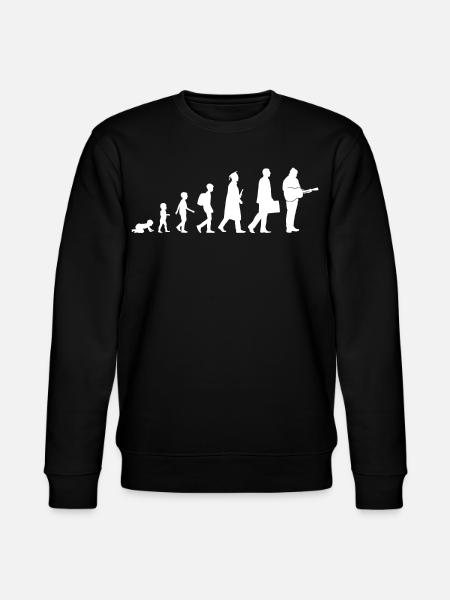 From child to guitarist - Stanley/Stella CHANGER Unisex Organic Sweatshirt - black