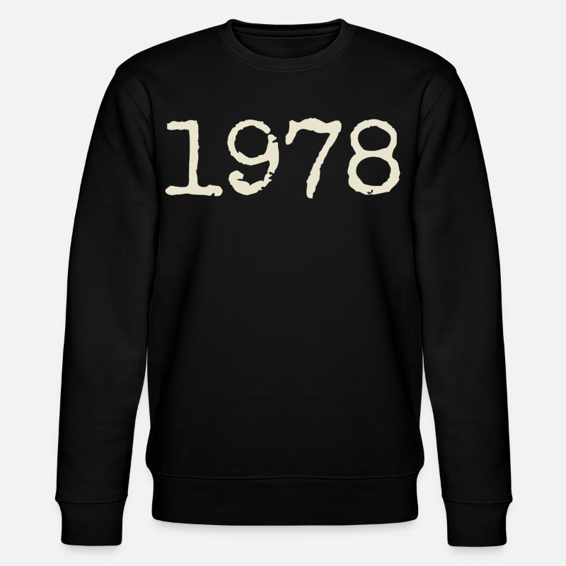 Geburtstagsgeschenk 1978 – Großartig seit 1978 - Stanley/Stella Unisex Bio-Sweatshirt CHANGER  - Schwarz