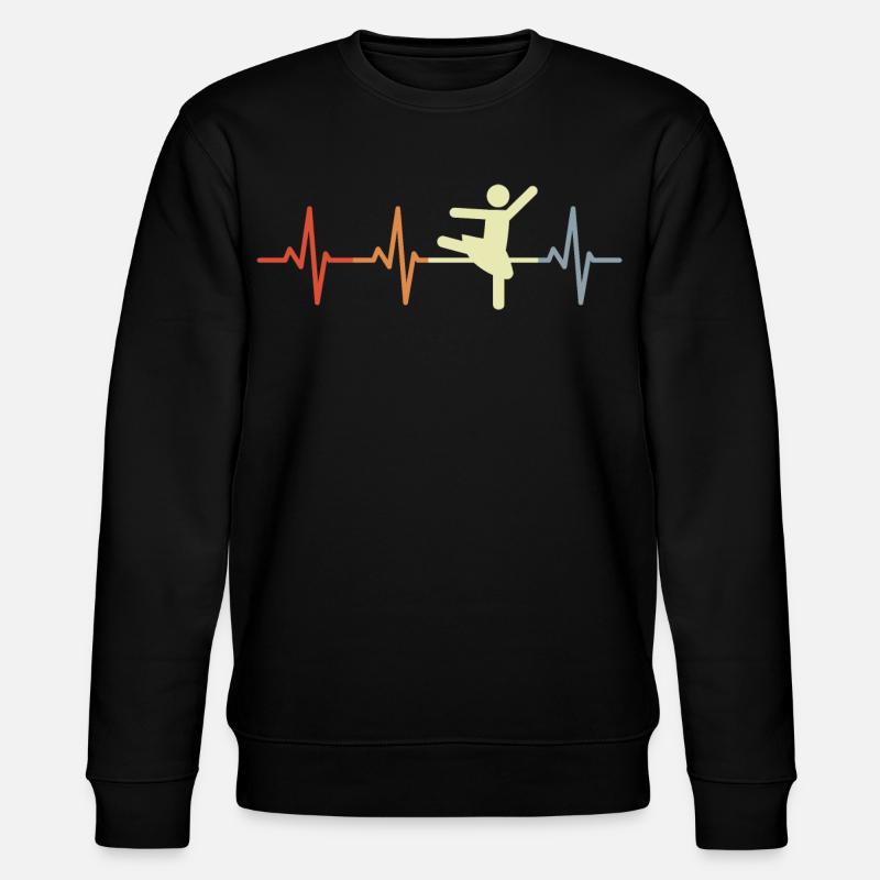 Ballett Tänzerin Herzschlag - Stanley/Stella Unisex Bio-Sweatshirt CHANGER  - Schwarz