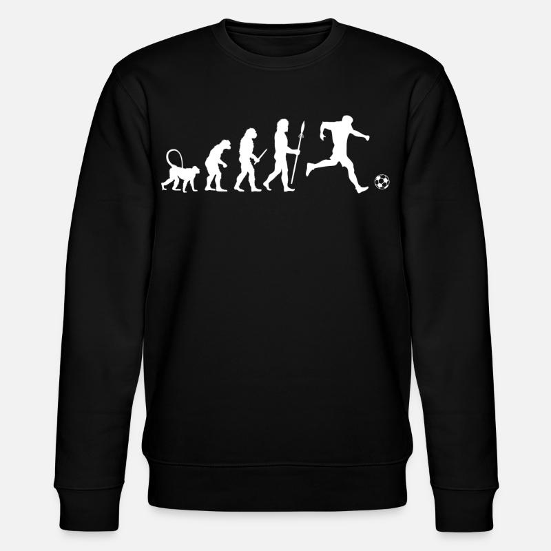 Évolution du football - Sweat bio CHANGER Stanley/Stella Unisexe - noir