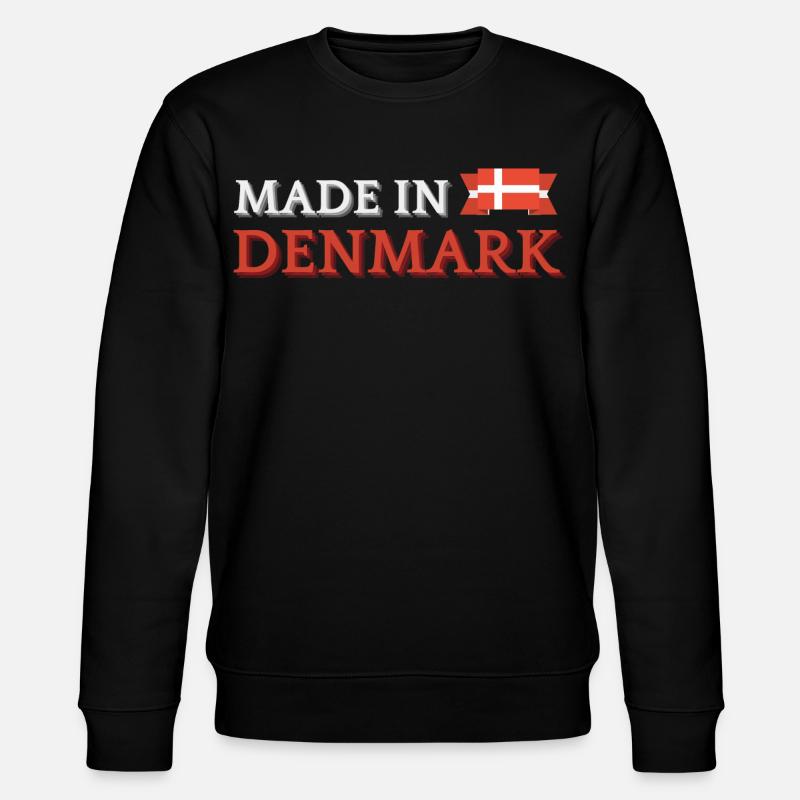 Fabriqué au Danemark, fierté danoise - Sweat bio CHANGER Stanley/Stella Unisexe - noir