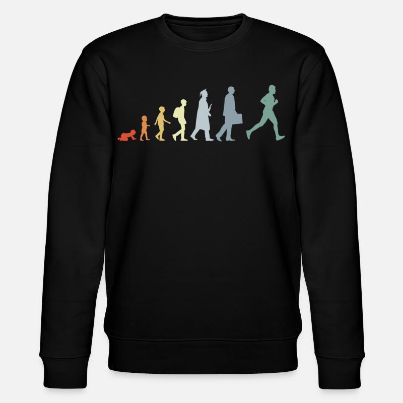 Évolution du coureur - Sweat bio CHANGER Stanley/Stella Unisexe - noir