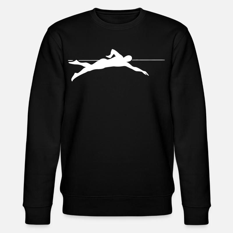 Dynamic Sprinter Line Graphics - Stanley/Stella CHANGER Unisex Organic Sweatshirt - black