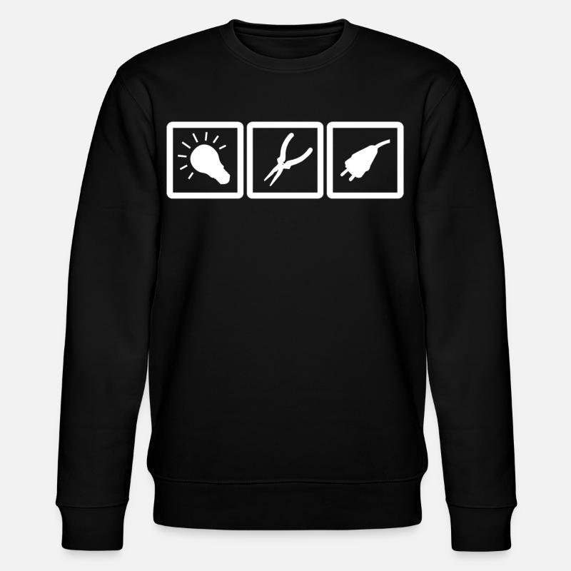 Outils d’électricien - Sweat bio CHANGER Stanley/Stella Unisexe - noir