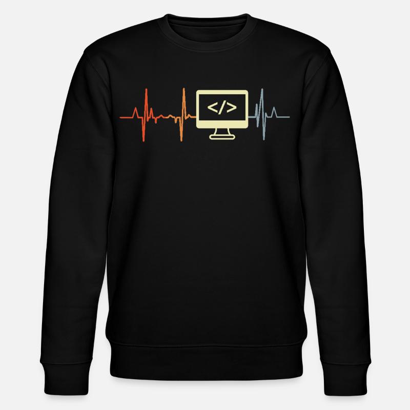 I love programming - Stanley/Stella CHANGER Unisex Organic Sweatshirt - black