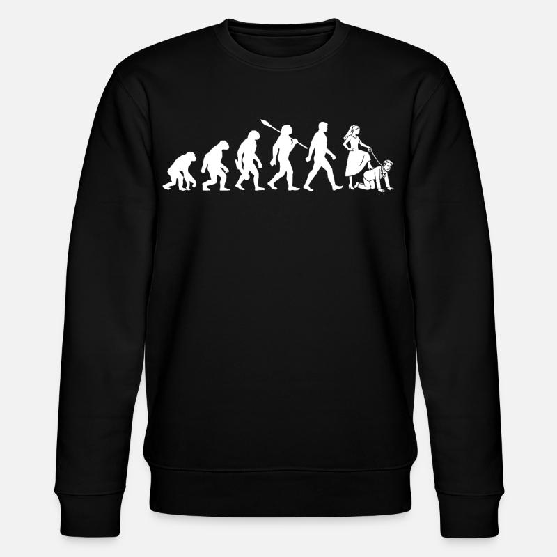 Bachelor Party - Evolution Bachelor - Stanley/Stella CHANGER Unisex Organic Sweatshirt - black
