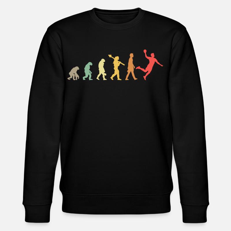 Évolution du handball Développement rétro - Sweat bio CHANGER Stanley/Stella Unisexe - noir