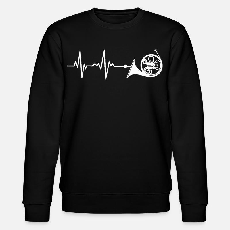 Meeresmusik Trompete - Stanley/Stella Unisex Bio-Sweatshirt CHANGER  - Schwarz