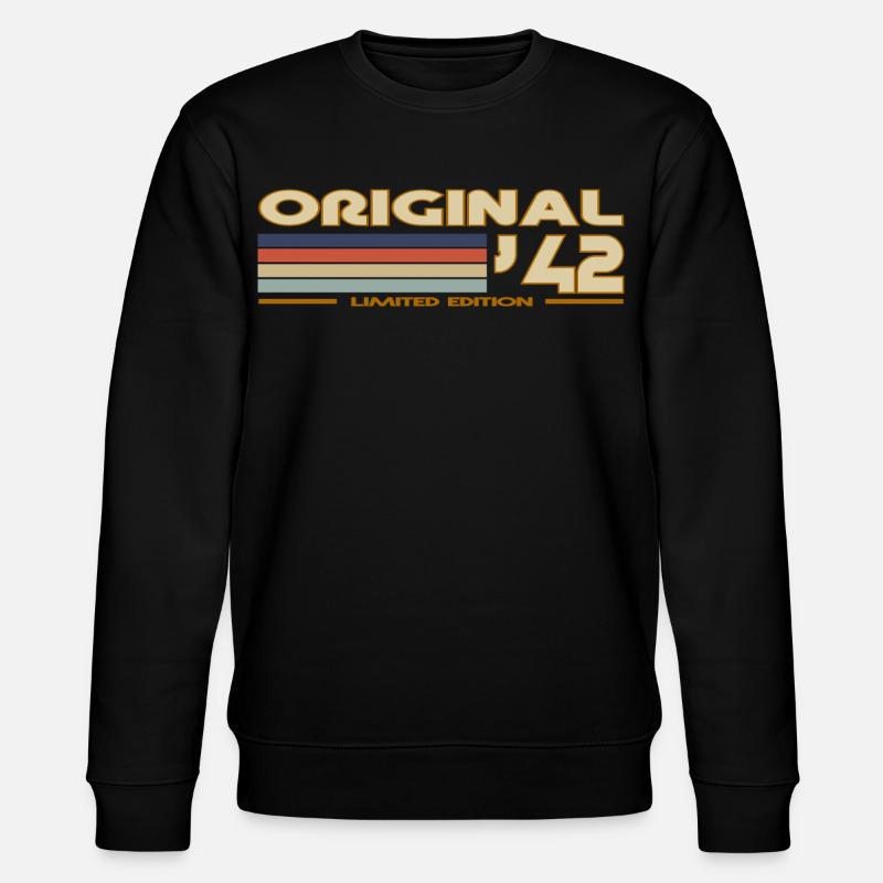 1942 - Stanley/Stella Unisex Bio-Sweatshirt CHANGER  - Schwarz
