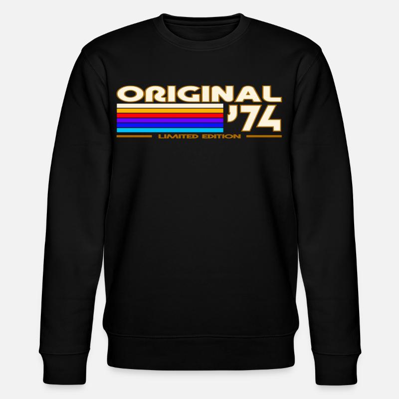 1974 - Stanley/Stella Unisex Bio-Sweatshirt CHANGER  - Schwarz