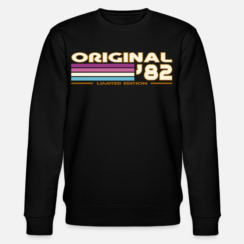 1982 - Stanley/Stella Unisex Bio-Sweatshirt CHANGER  - Schwarz