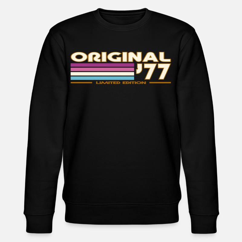 1977 - Stanley/Stella Unisex Bio-Sweatshirt CHANGER  - Schwarz