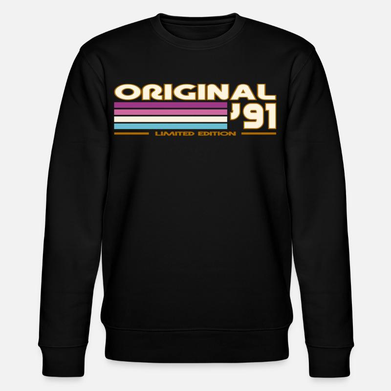 1991 - Stanley/Stella Unisex Bio-Sweatshirt CHANGER - Schwarz